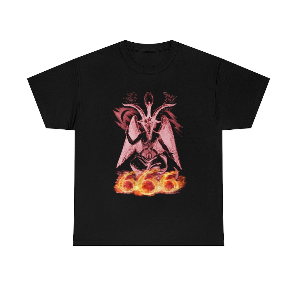 The Baphomet beast 666 Unisex Heavy Cotton Tee