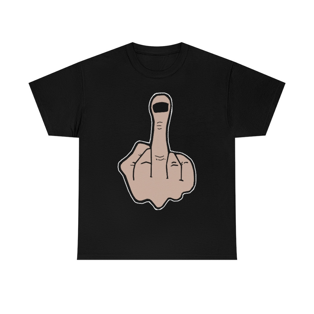 American skinny middle finger Short Sleeve Tee