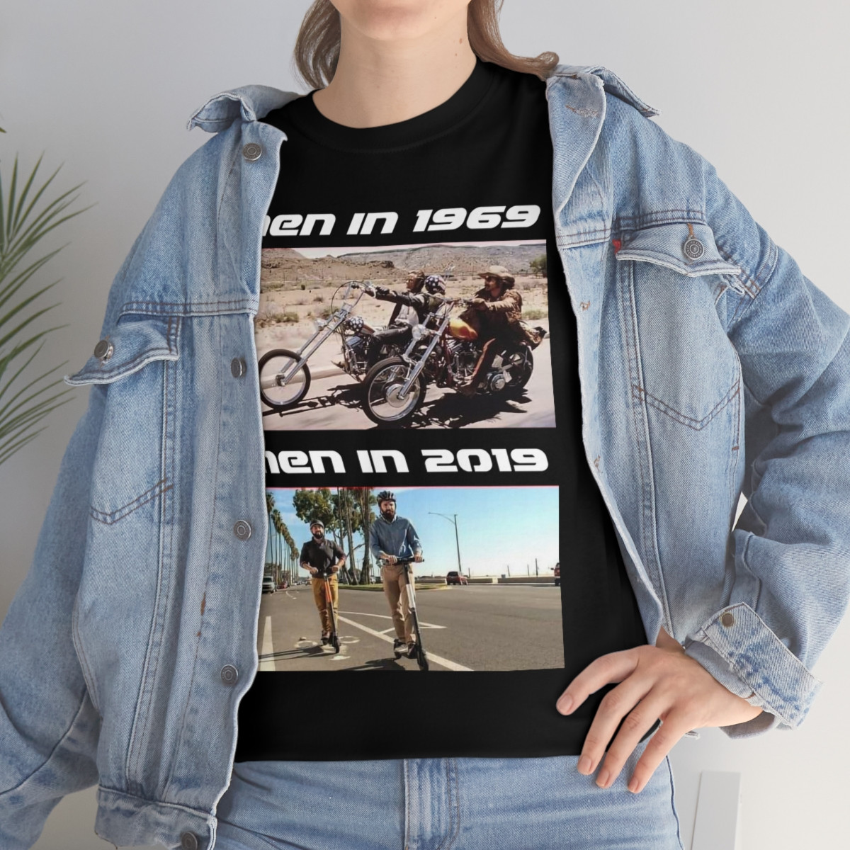 Men in 1969 v Men in 2019 Short Sleeve Tee