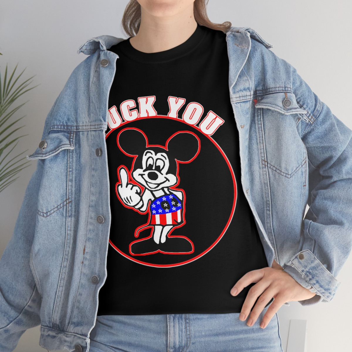 The Mouse sez FU Short Sleeve Tee