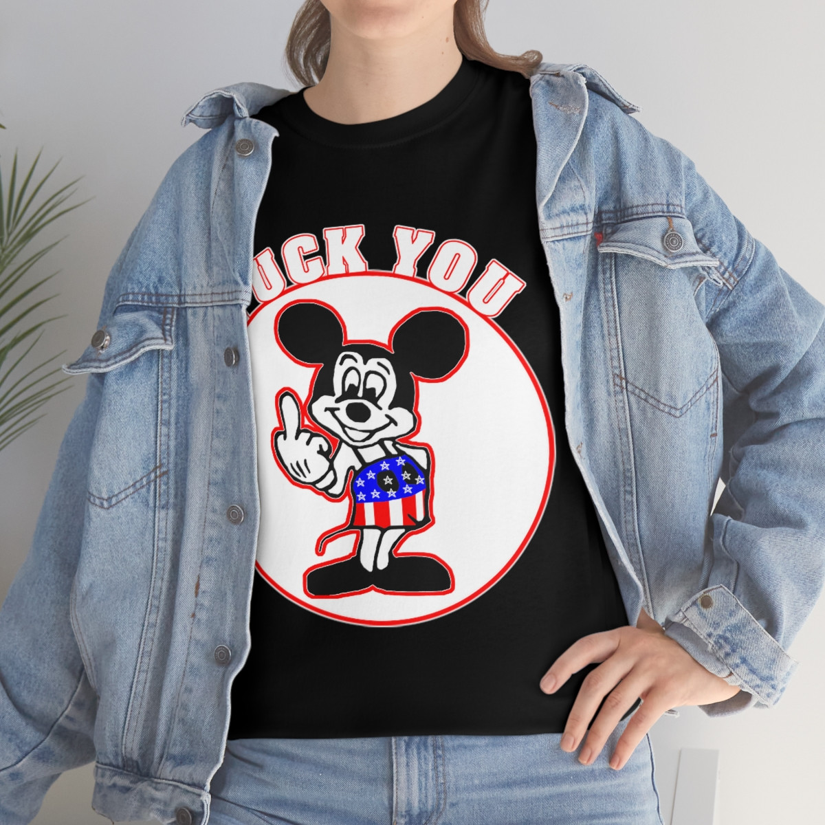 The Mouse sez FU 2 U Short Sleeve Tee