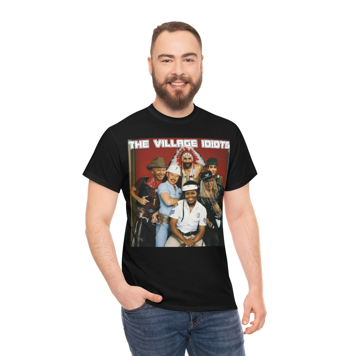 Joe Biden and the Village Idiots  Short Sleeve Tee