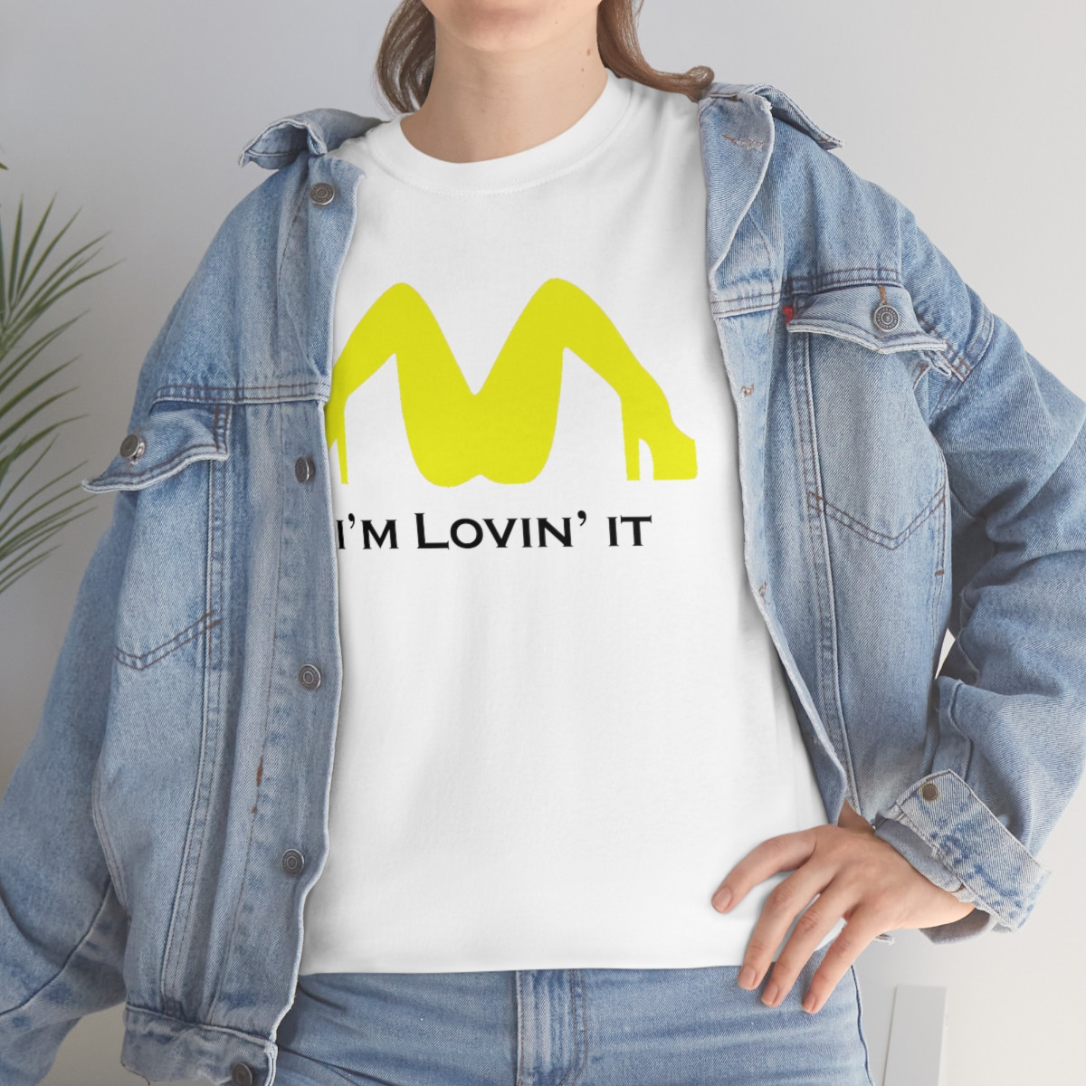 I'm Lovin' it 2blk McDonalds Stripper leg arches Men's Short Sleeve T Shirt