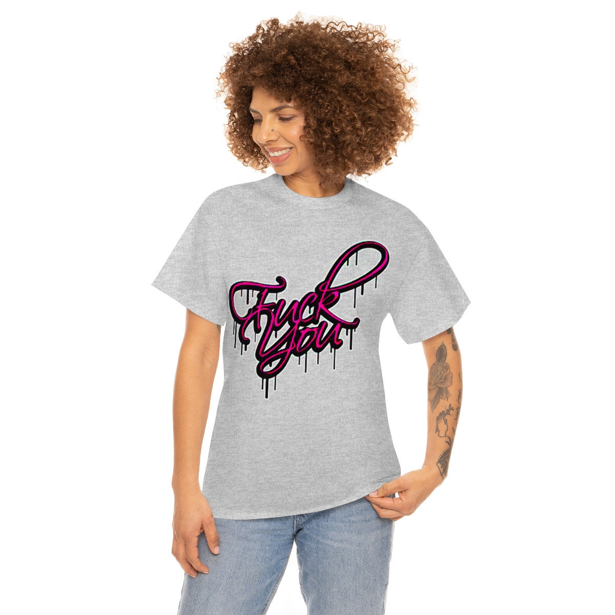 Fuck You dripping Short Sleeve Tee