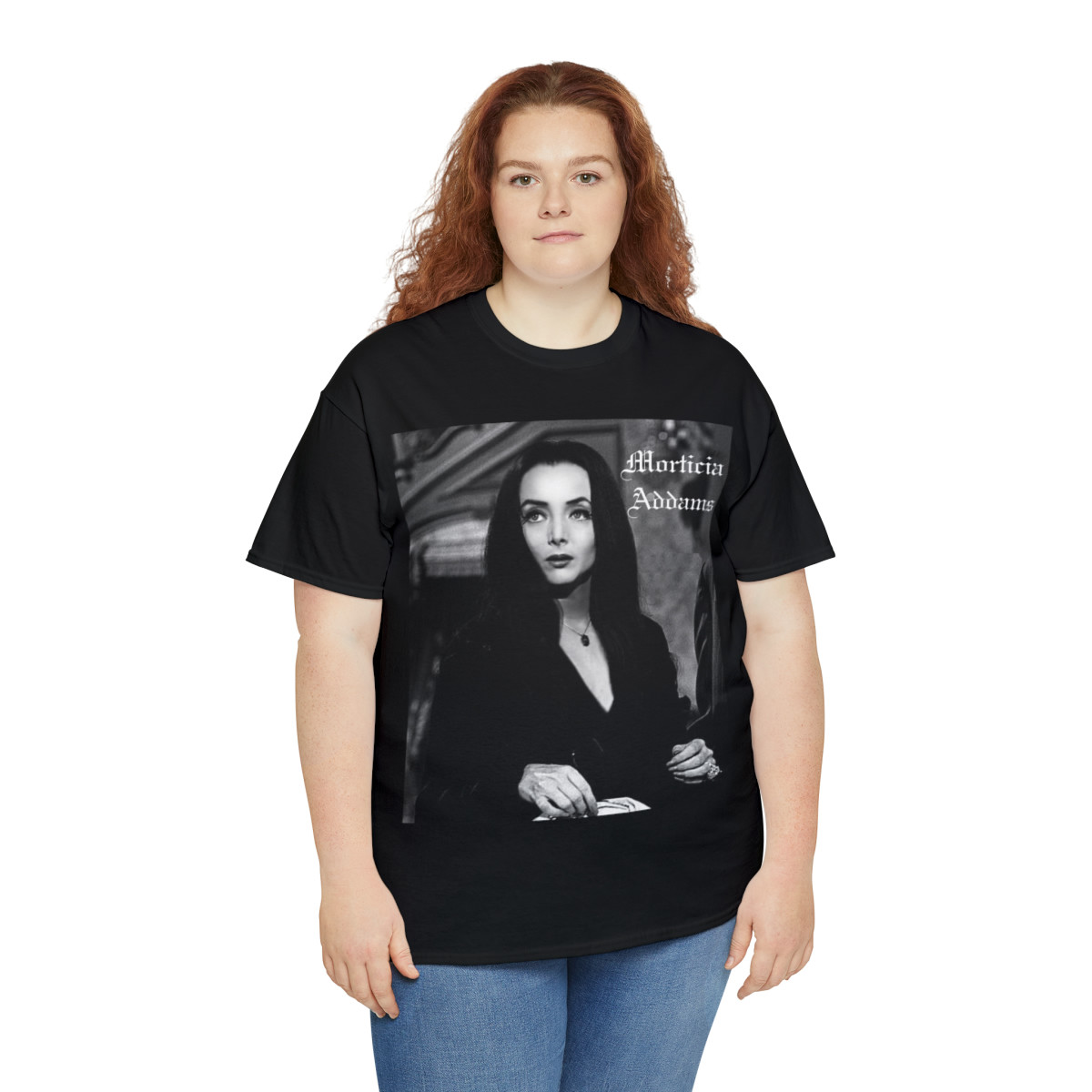 Morticia Addams The Addams Family Unisex Heavy Cotton Tee