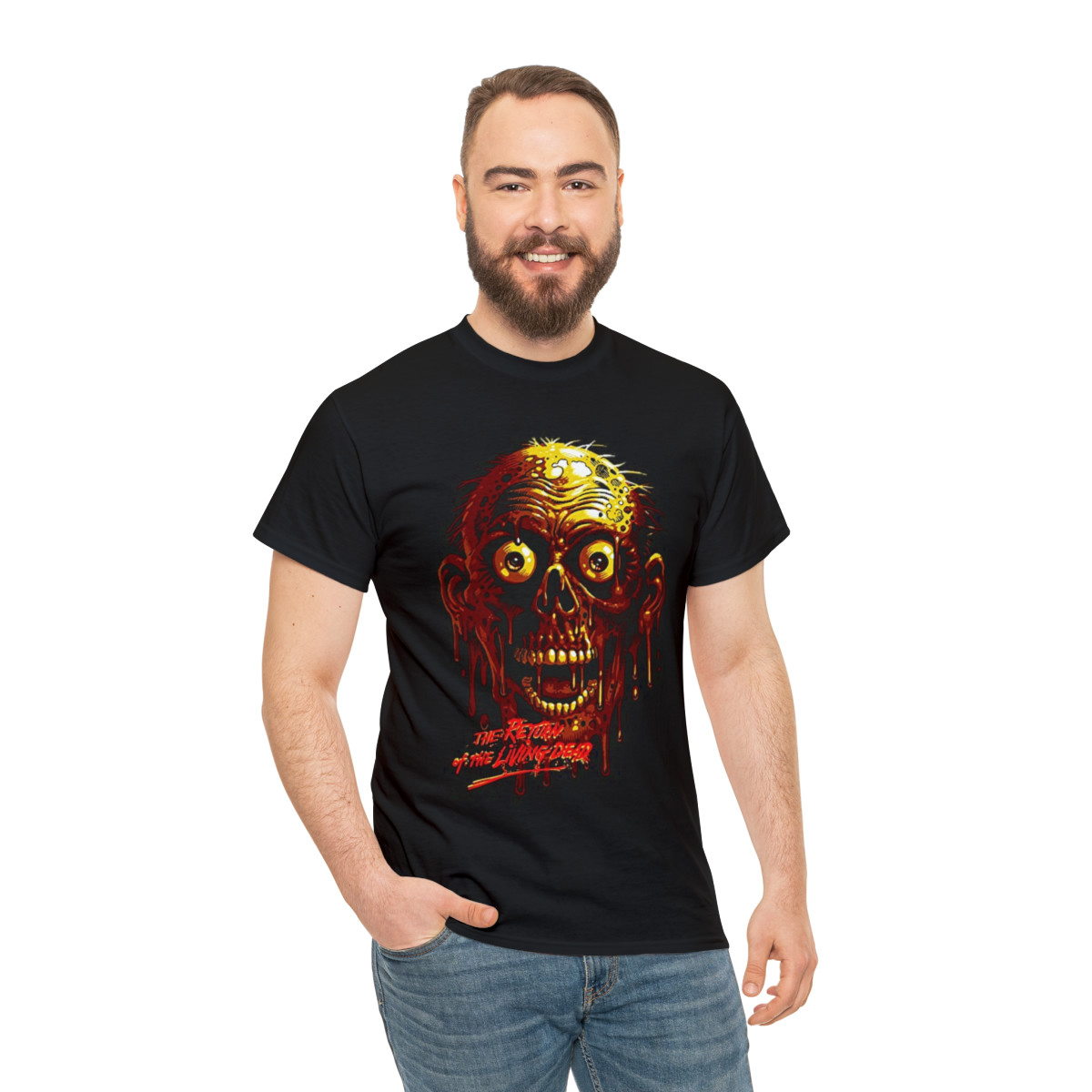The Return of the Living Dead Tar Man Unisex Heavy Cotton Tee