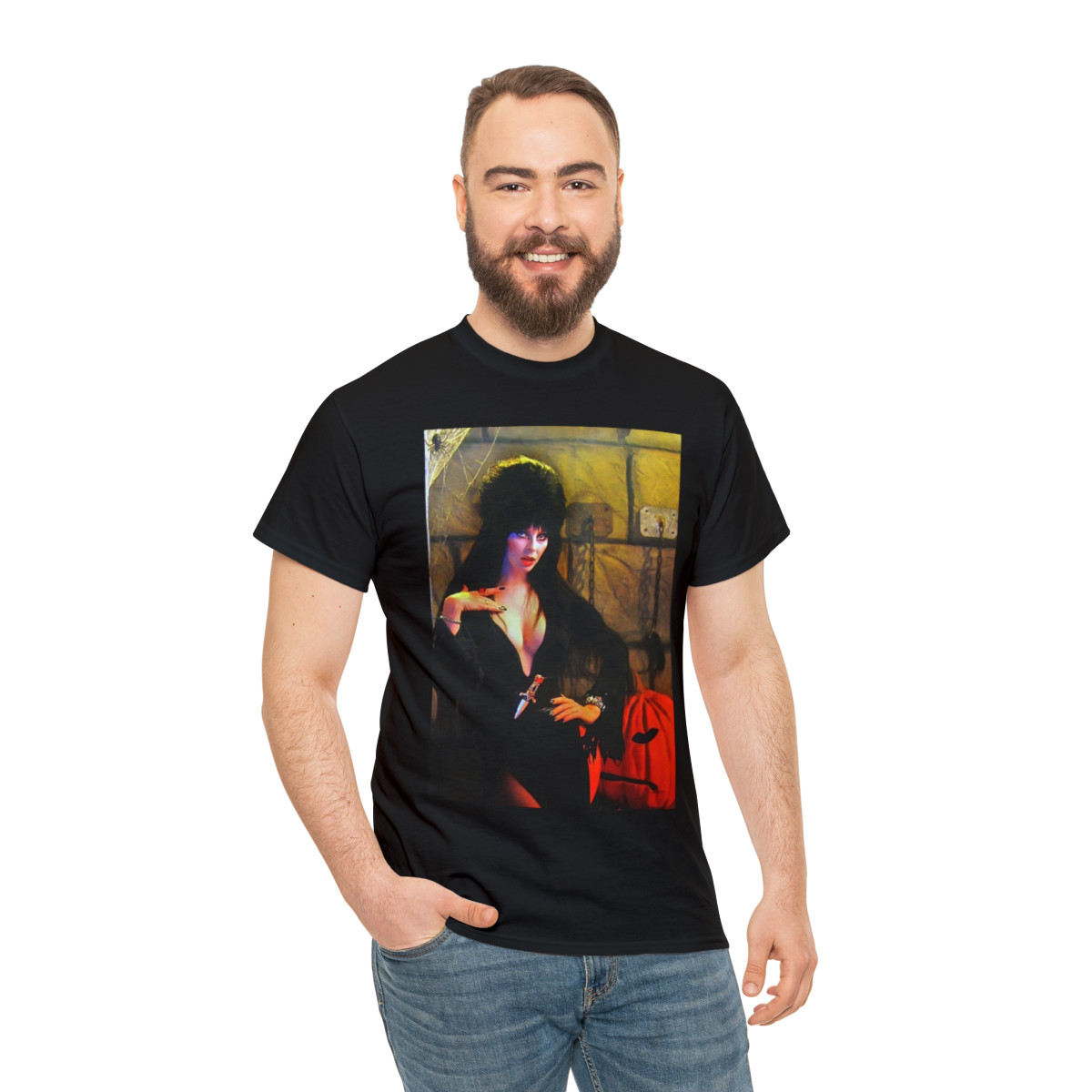 Elvira Mistress Of Horror  Unisex Heavy Cotton Tee