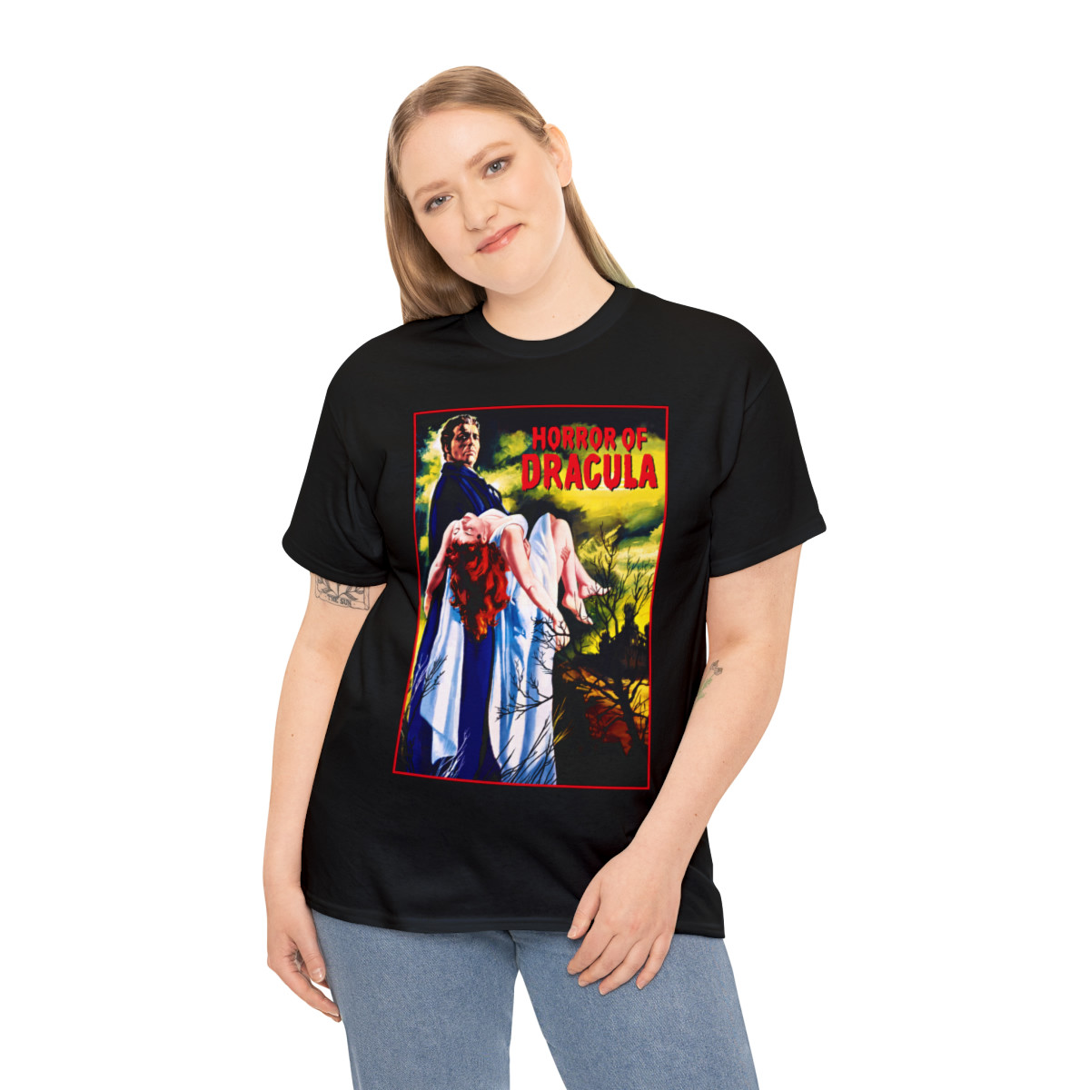 The Horror of Dracula Vampire monster movie poster Men's Short Sleeve Tee