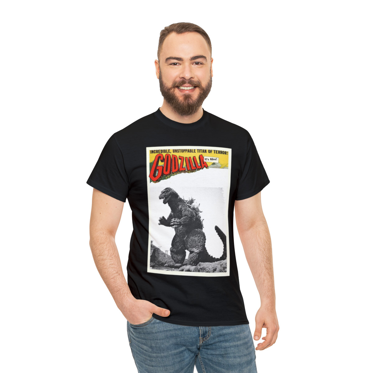 GODZILLA Unisex Heavy Cotton Tee
