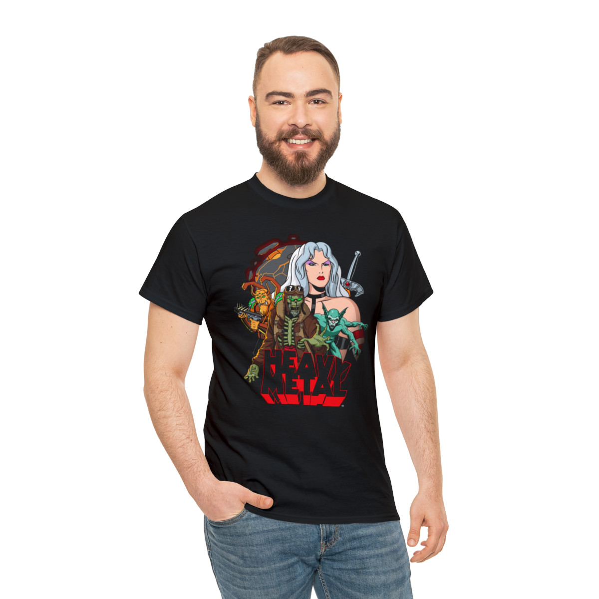 Heavy Metal movie  Unisex Heavy Cotton Tee