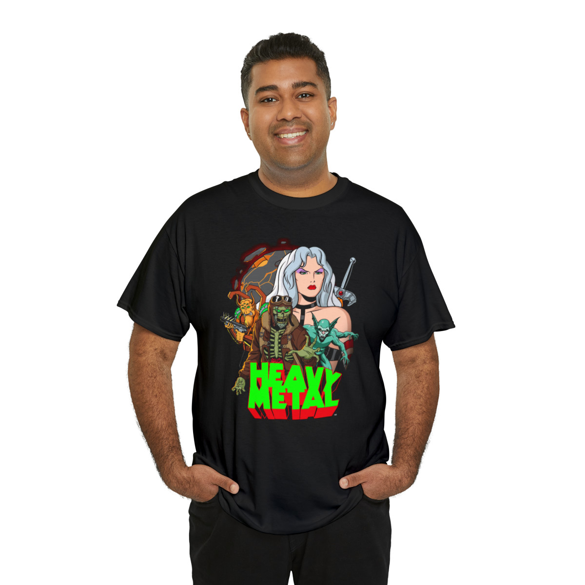 Heavy Metal movie green Unisex Heavy Cotton Tee