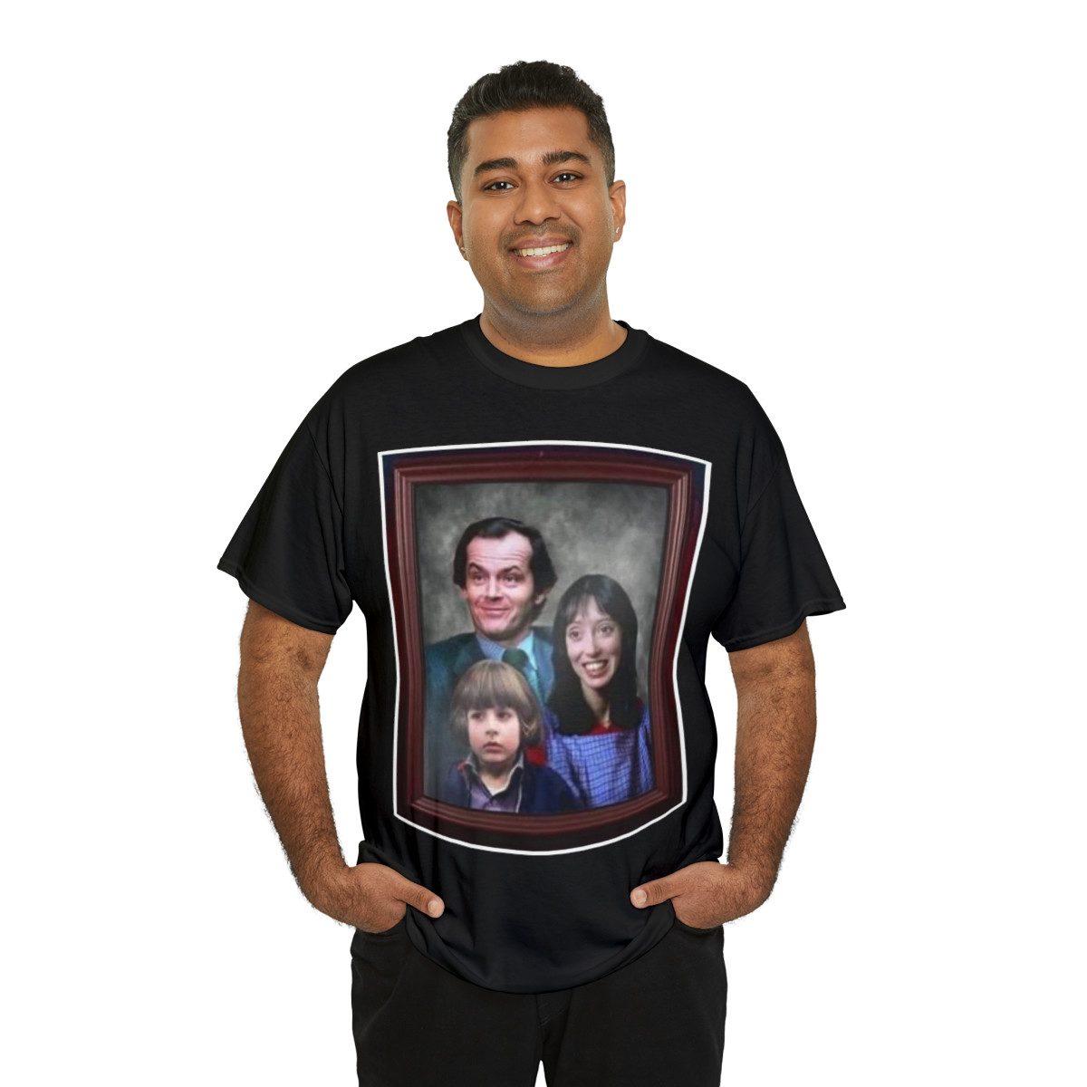The Torrance Family Jack Wendy, Danny The Shining Movie  Unisex Heavy Cotton Tee