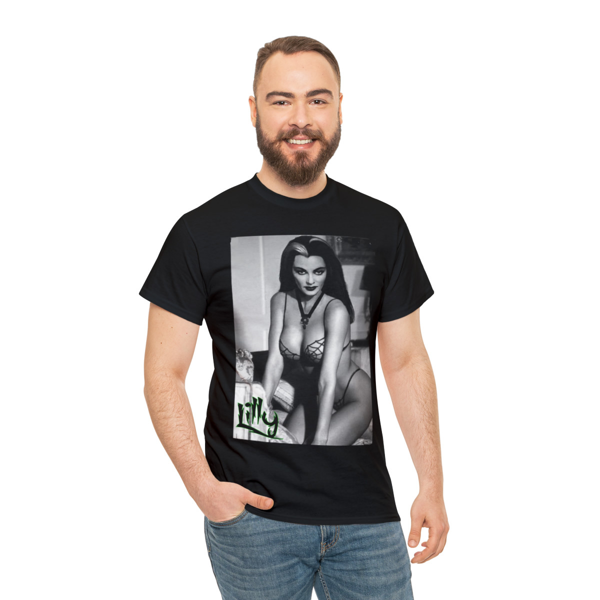 Sexy Lilly Munster Unisex Heavy Cotton Tee