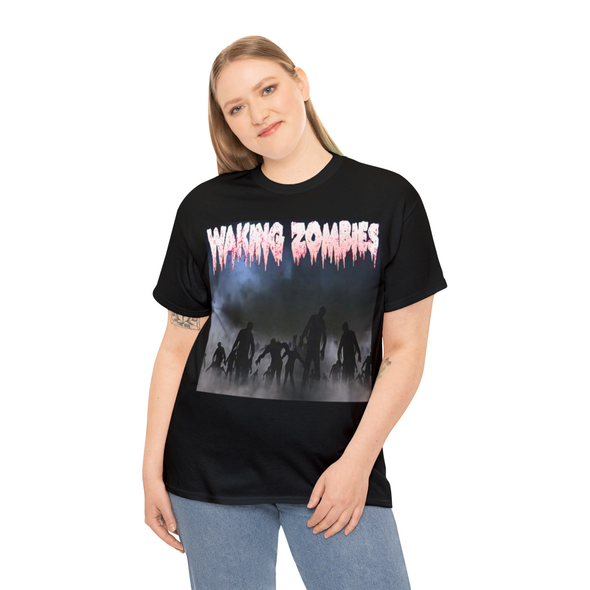 Waking Zombies the walkers Short Sleeve Tee