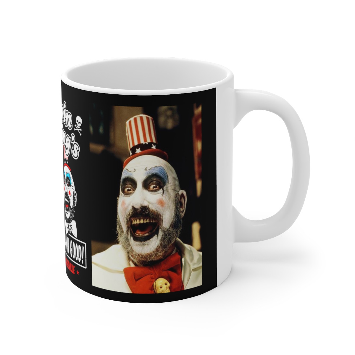 Captain Spaulding from House of a 1000 Corpses white Mug 11oz