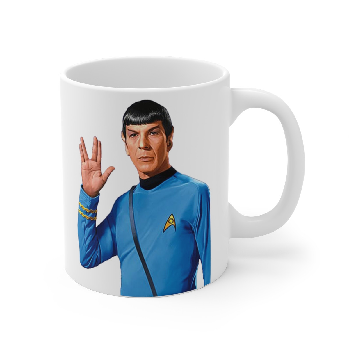 Live Long and Prosper white Mug 11oz