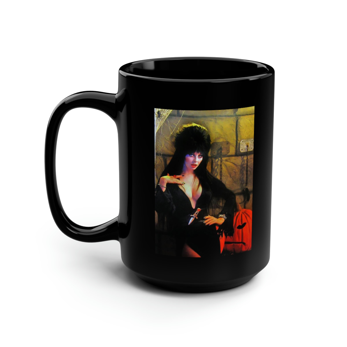 Elvira  Black Mug 15oz