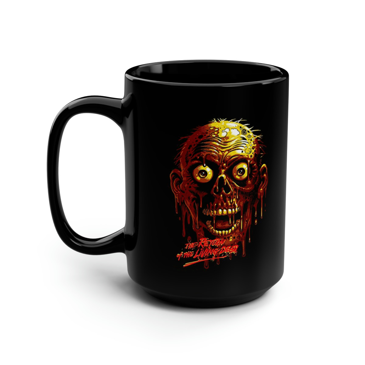 Return Of The Living Dead The Tar Man   Black Mug 15oz