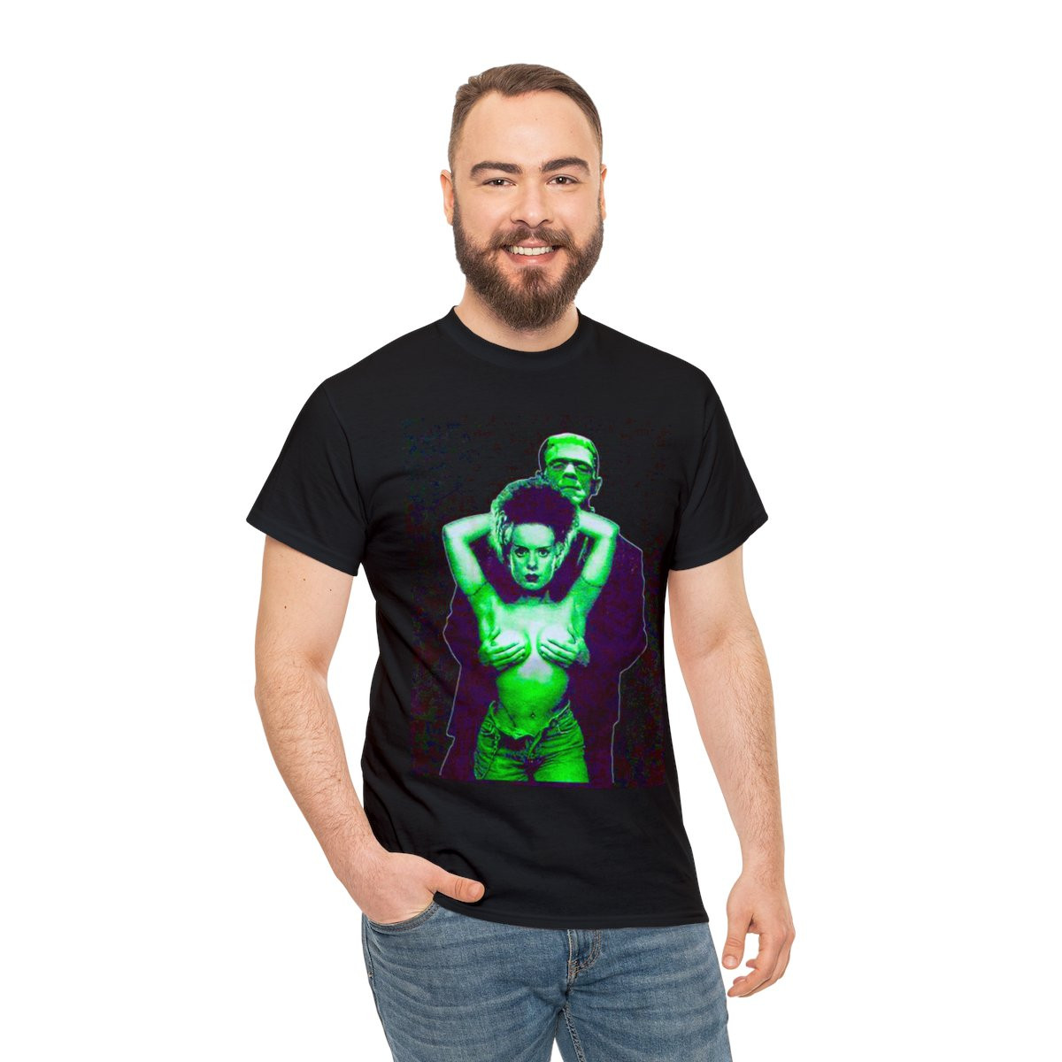 Frankenstein and his Bride Short Sleeve Tee