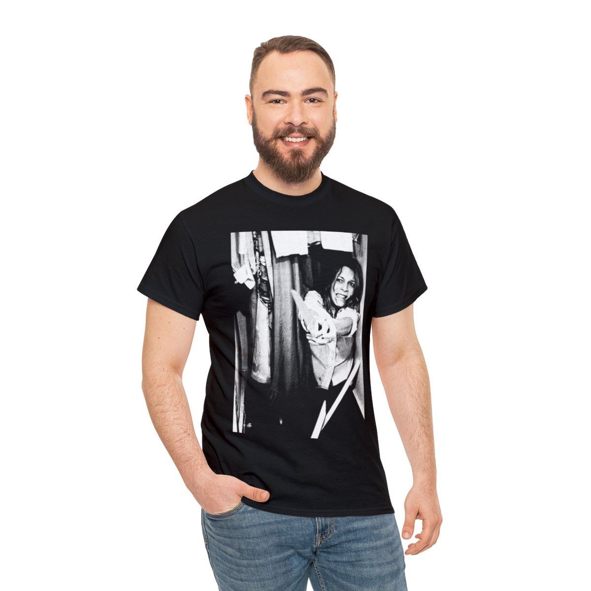 Jamie Lee Curtis as Laurie in Halloween Short Sleeve Tee
