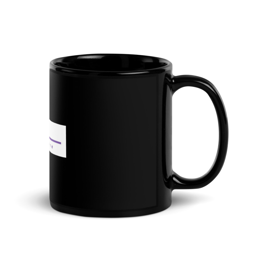 RDW Black Glossy Mug