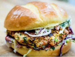 Wild Salmon & Black Bean Burgers