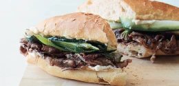 Bulgogi-Style Pepper Steak Sandwiches