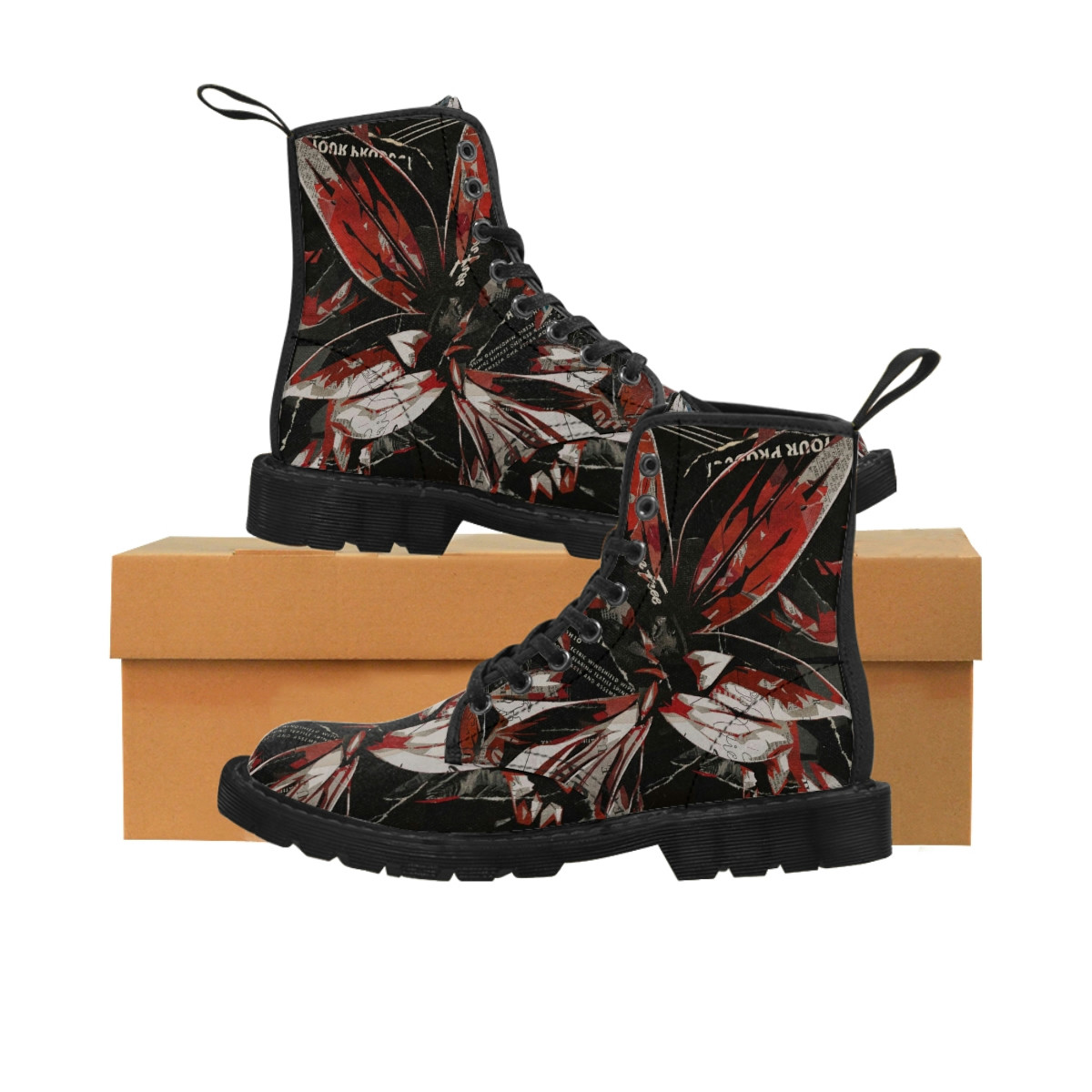 The Abstract Windows of Nature women's boots