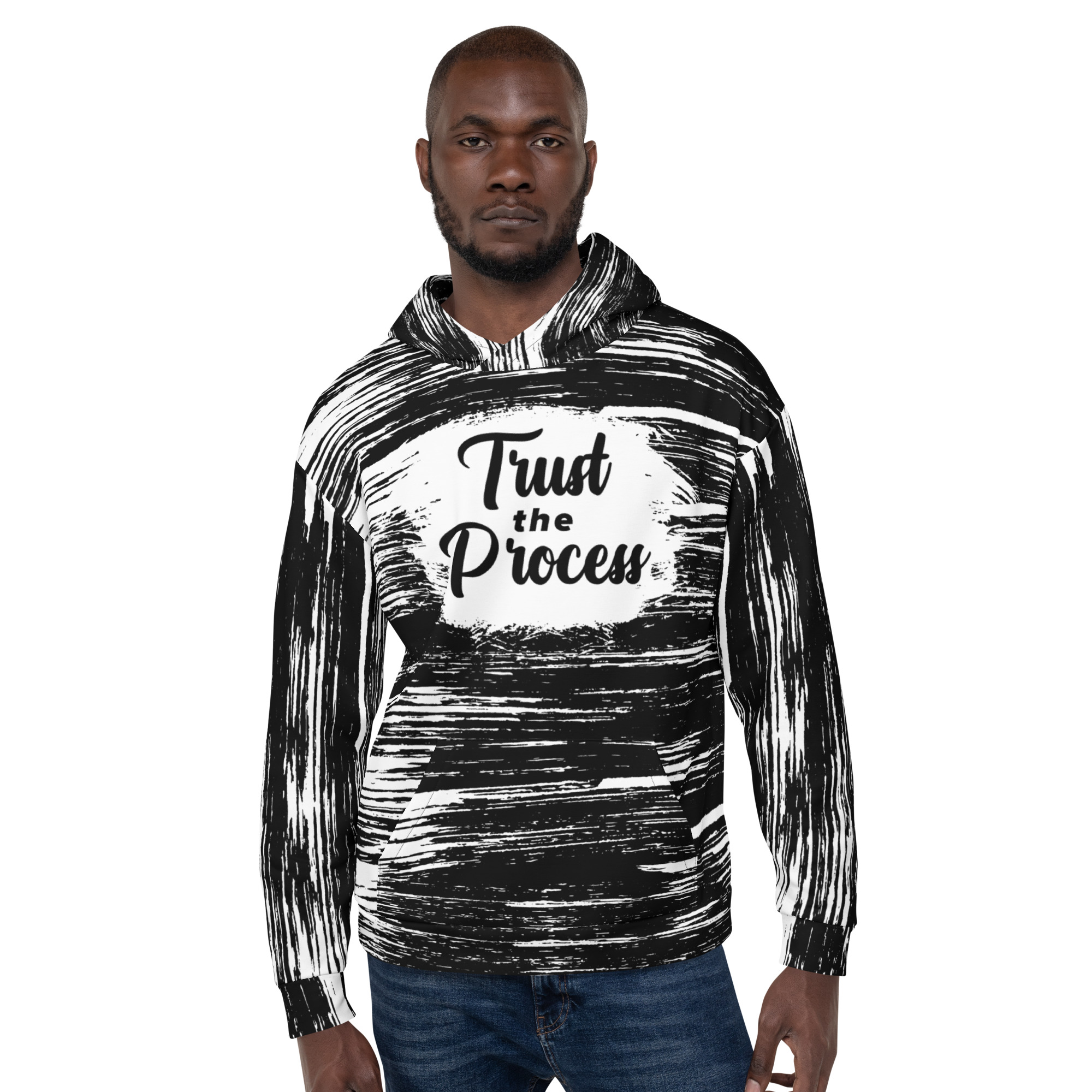 Trust The Process (Black) Unisex Hoodie