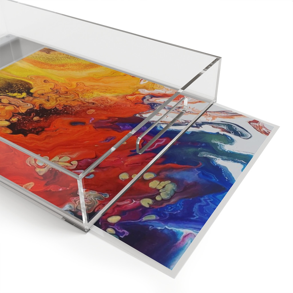 "Bloom" Acrylic Tray
