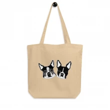 Double Boston Eco Tote Bag