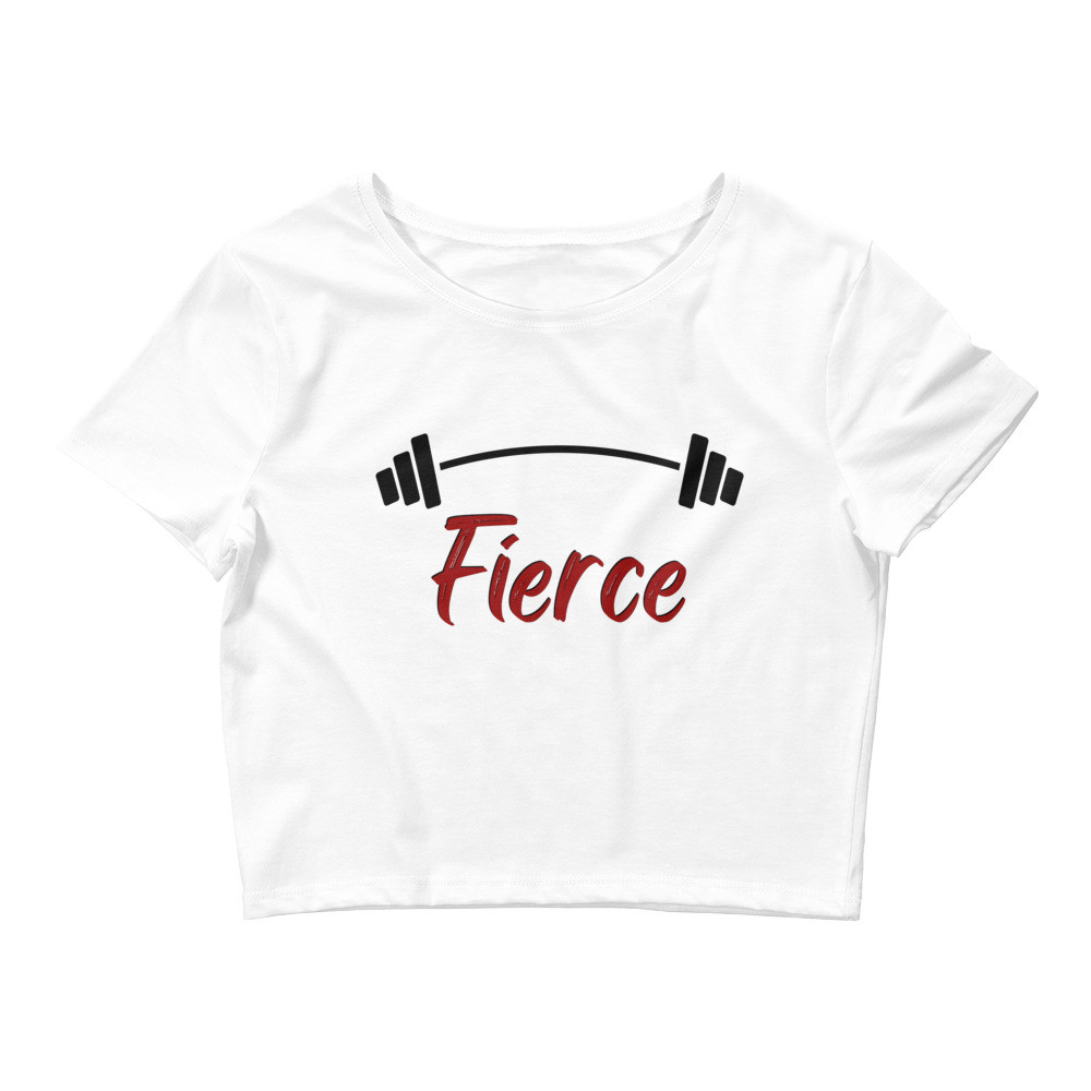 Fierce barbell Women’s Crop Tee
