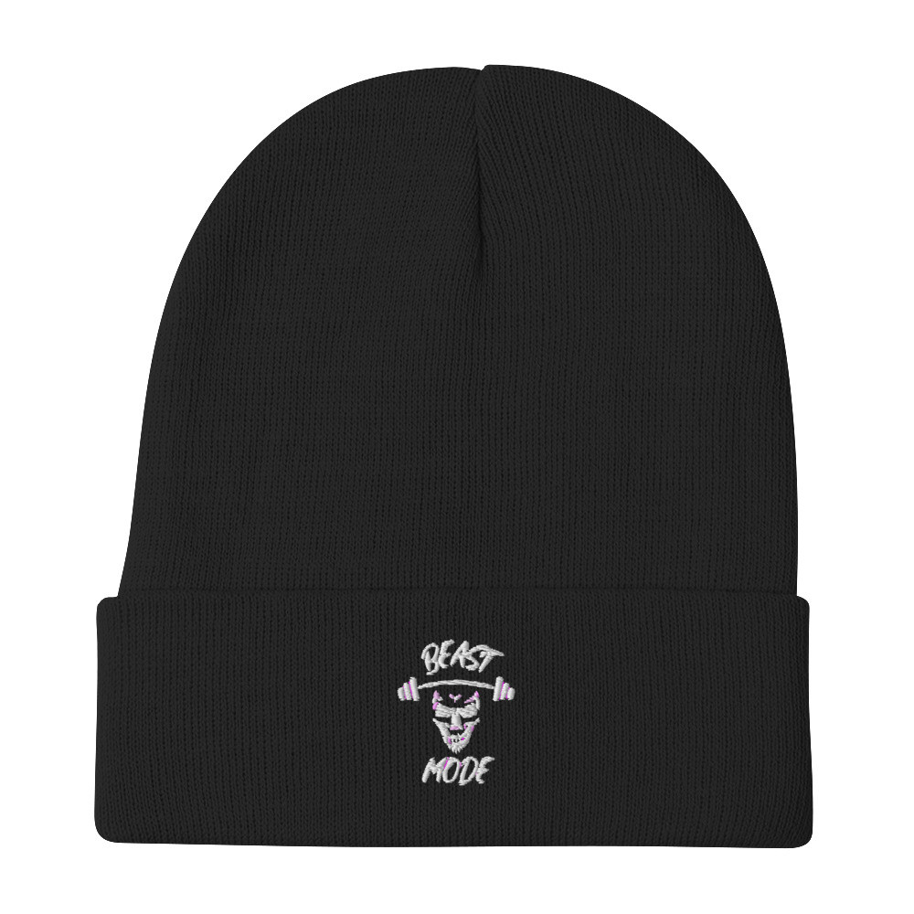 Beast Mode Embroidered Beanie