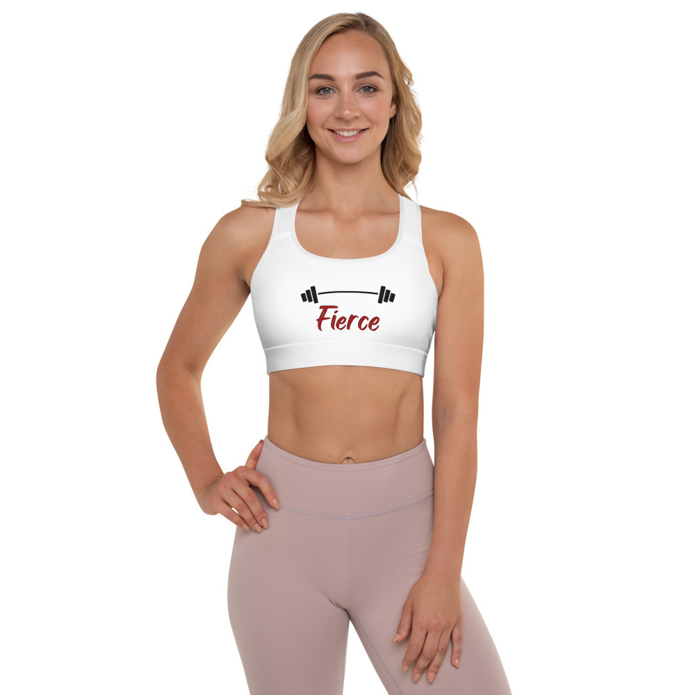 Fierce barbell Padded Sports Bra