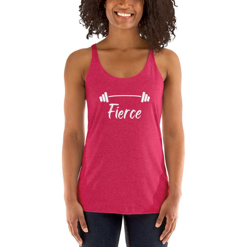 Fierce barbell Women's Racerback Tank