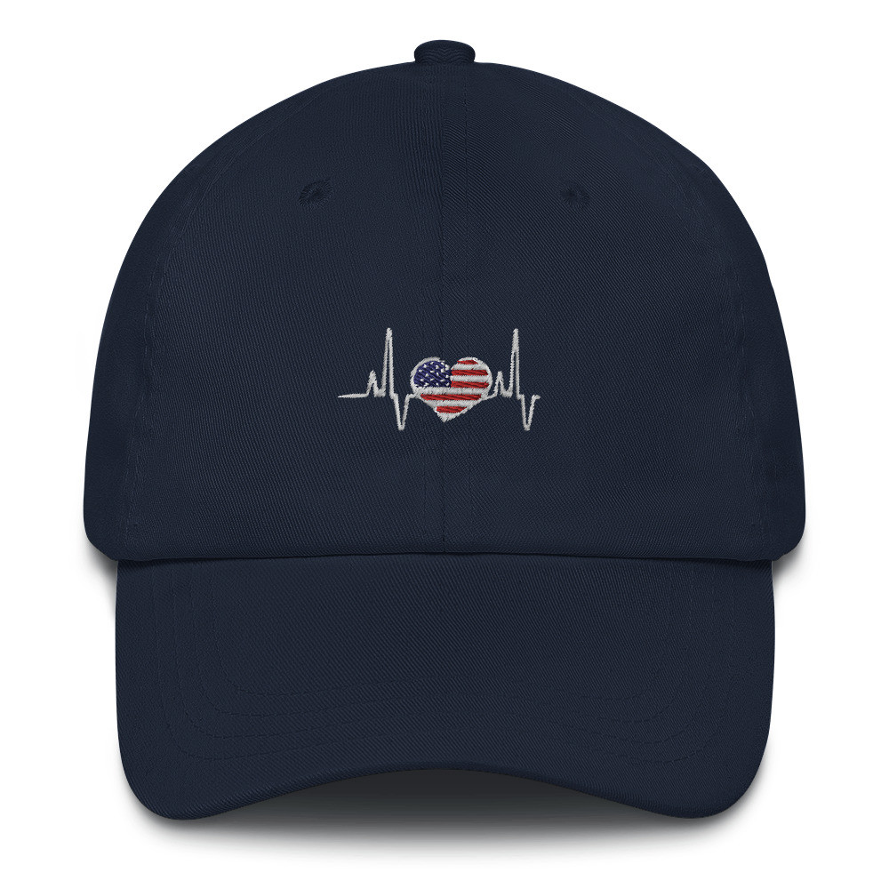 American heart beat hat