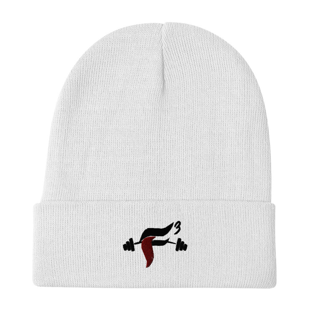 F3 logo Embroidered Beanie