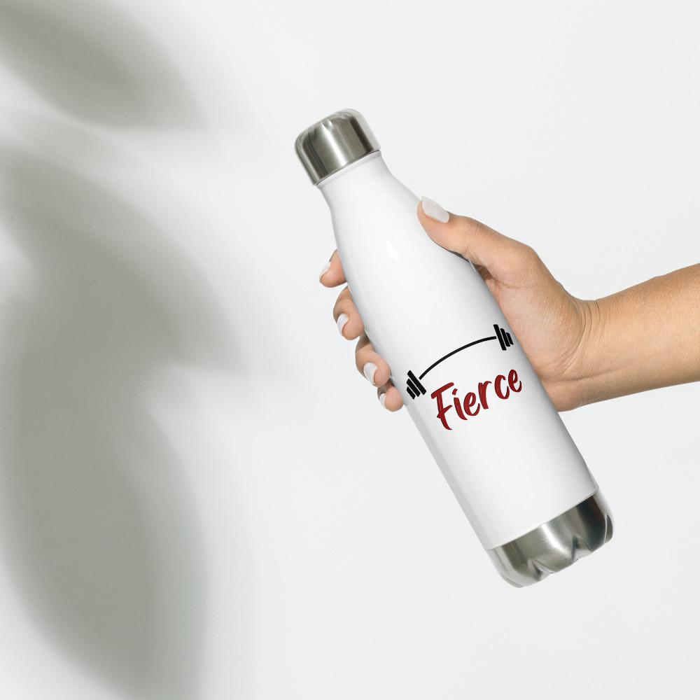 Fierce barbell Stainless Steel Water Bottle