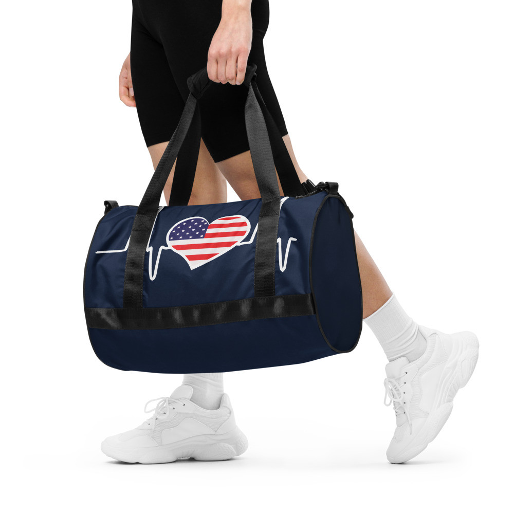American Heart Beat gym bag