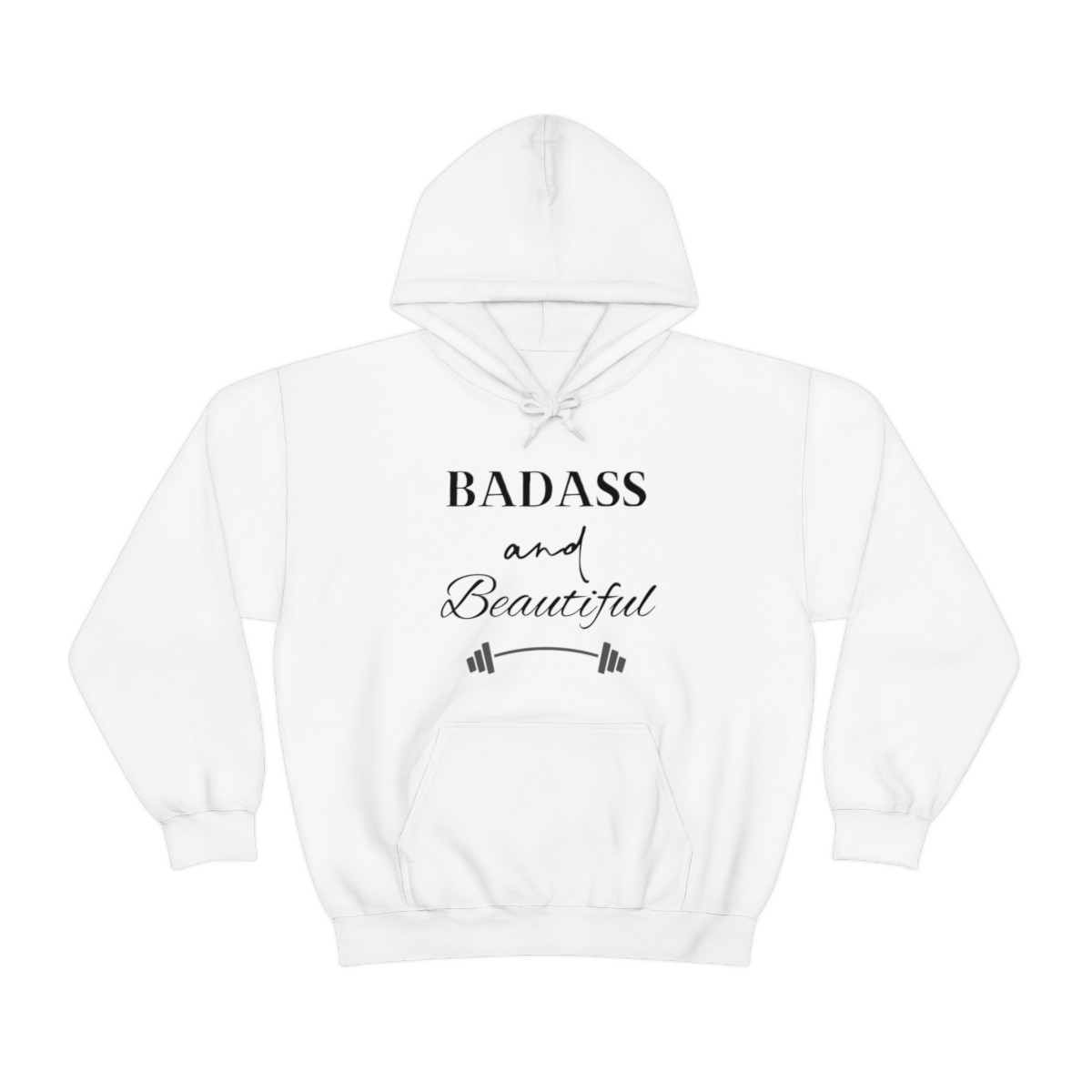 Badass and Beautiful Unisex Heavy Blend™ Hooded Sweatshirt