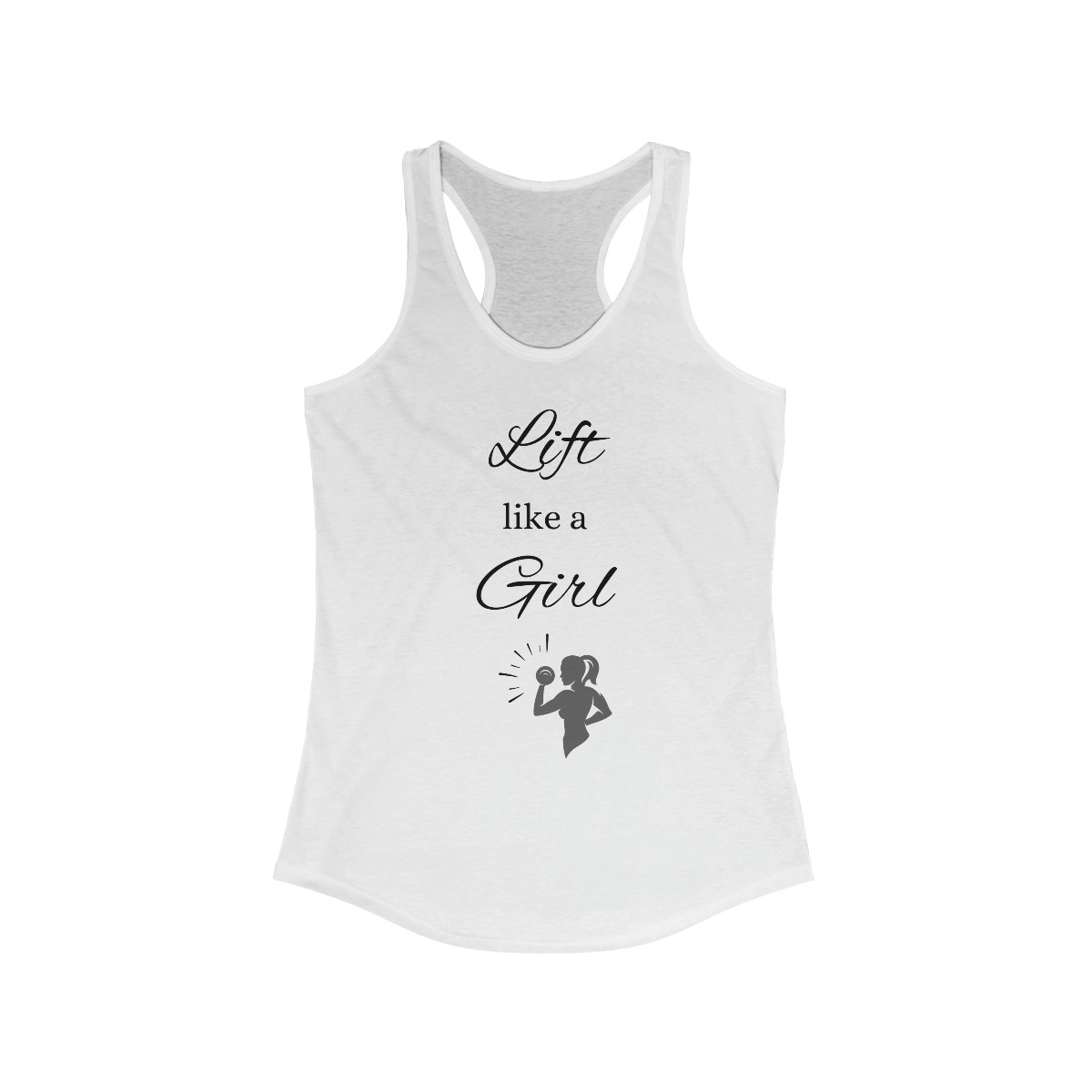 Lift Like a Girl Women's Ideal Racerback Tank