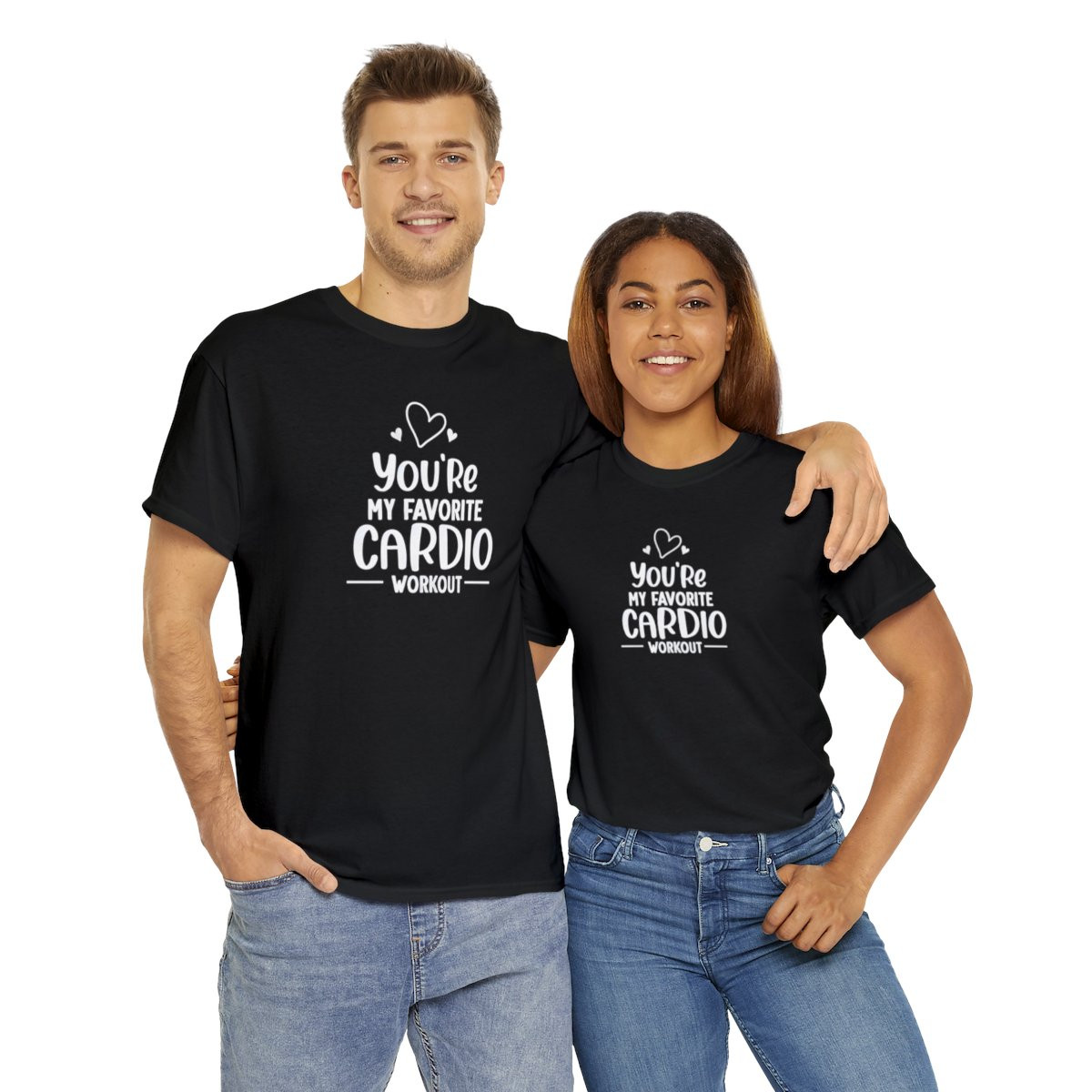 Youre My Favorite Cardio Unisex Heavy Cotton Tee Valentine