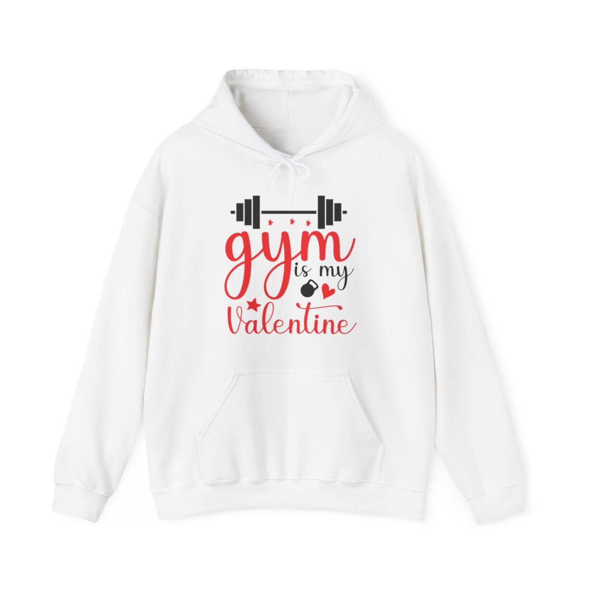 Gym is My Valentine Unisex Heavy Blend™ Hooded Sweatshirt