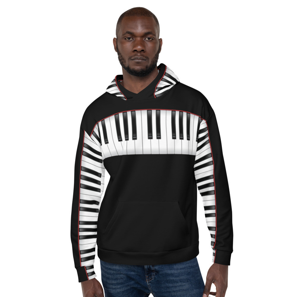 Piano Keys Row Unisex Hoodie copy