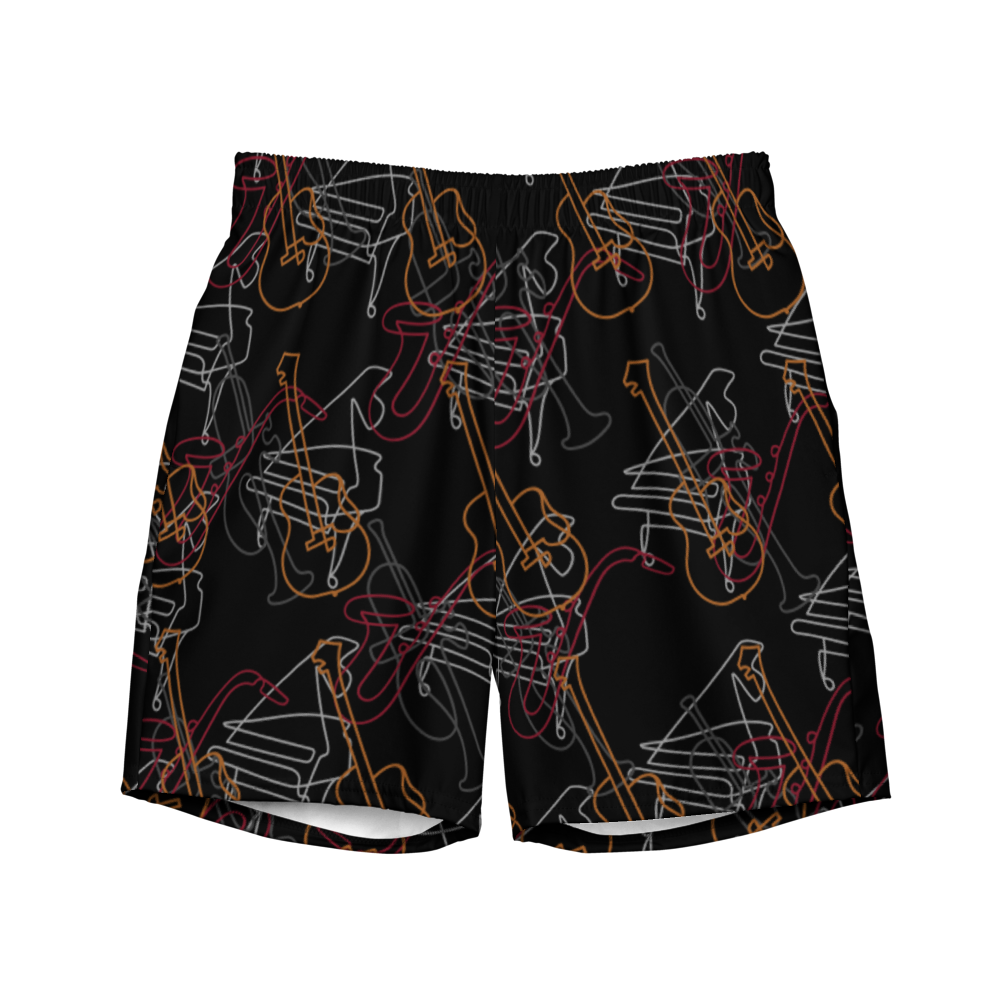 Men's Music Instruments swim trunks