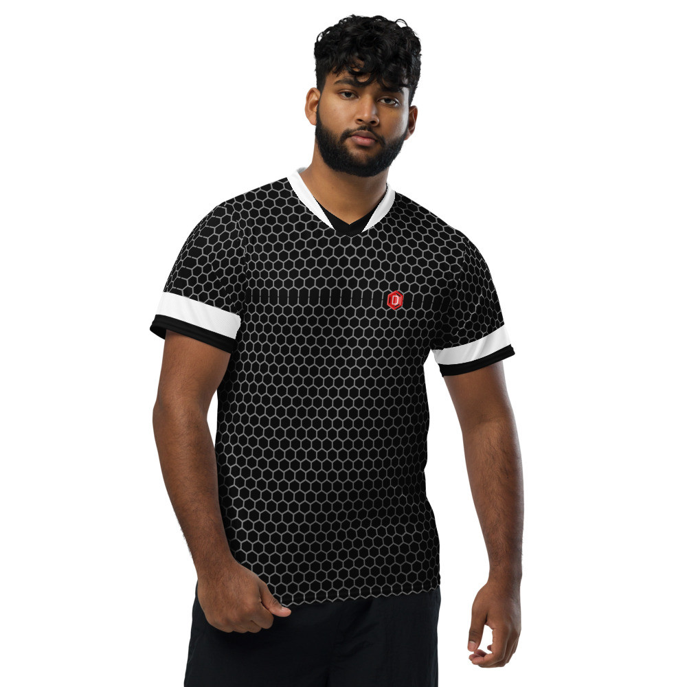 Black O unisex sports jersey