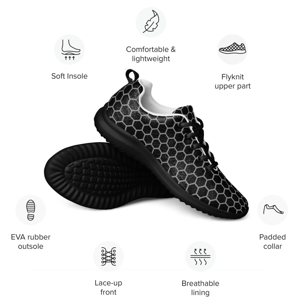 Men’s Hexagon Black athletic shoes