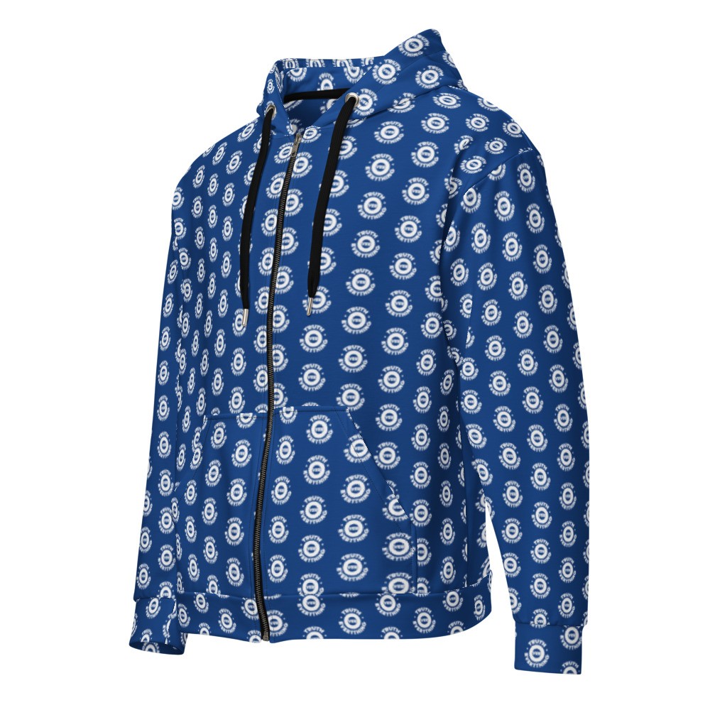 Blue Truth Over Everything Unisex zip hoodie