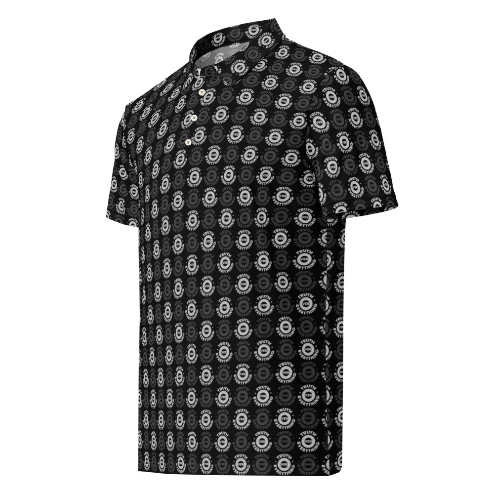 TOE BW Checker Men’s slim fit polo