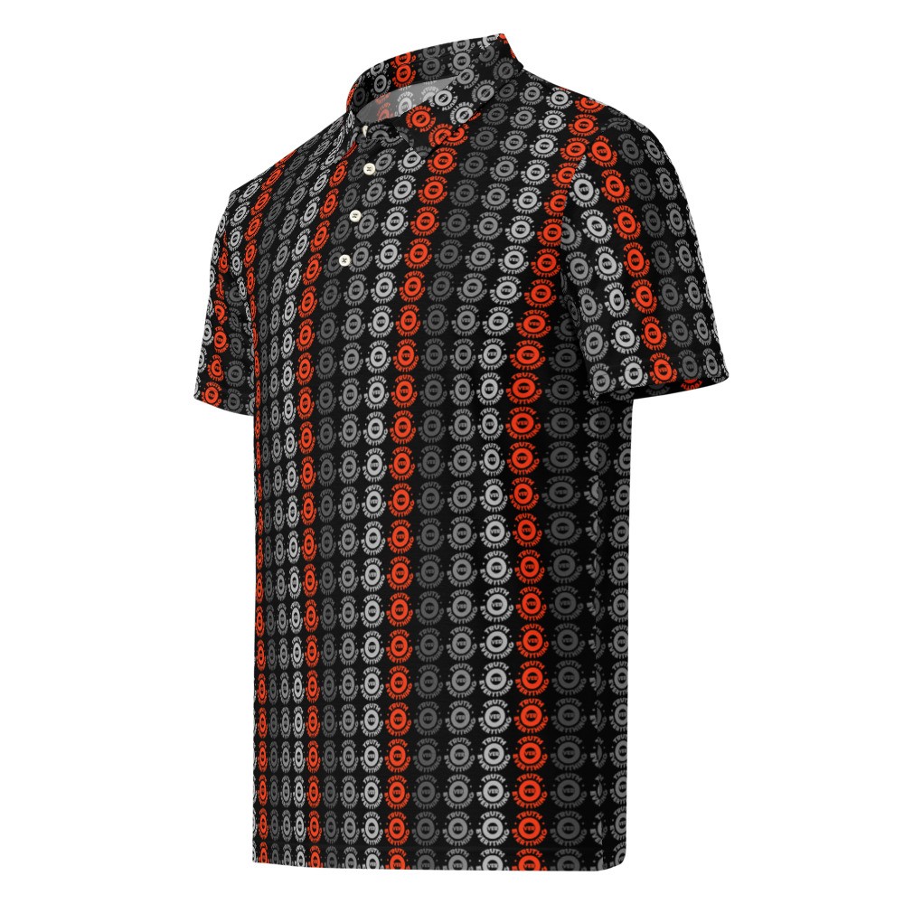 TOE Color 1 Black Men’s slim fit polo